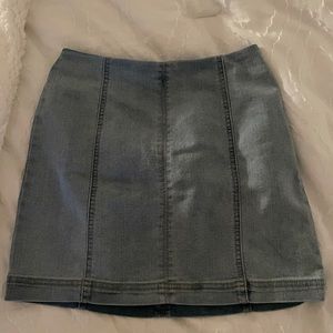 Cute tight jean skirt!